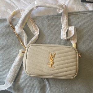 AUTHENTIC Yves Saint Laurent (YSL) Mini Lou Quilted Leather Bag